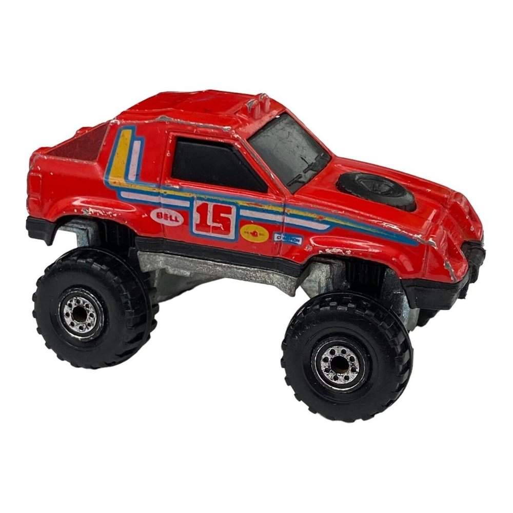 Vintage Hot Wheels 1984 Subaru Brat‎ 4x4 Gulch Stepper Bell #15 Red Malaysia